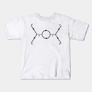 Second Order Feynman Diagram - Particle Physics Kids T-Shirt